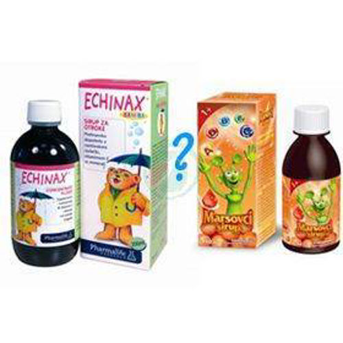 Sirupa Echinax in Marsovci za otroke - razlike!