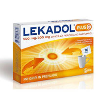 Slika Lekadol plus C zrnca v vrečkah, 10x5g
