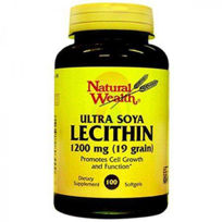Slika Natural Wealth lecitin soja, 100 kapsul