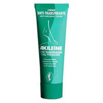 Slika Akileine (zelena linija) KREMA proti potenju nog, 50 mL