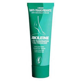 Slika Akileine (zelena linija) KREMA proti potenju nog, 50 mL