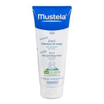 Slika Mustela 2 v 1 šampon za lase in telo, 200 mL