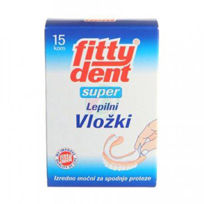 Slika Fittydent lepilni VLOŽKI za proteze, 15 lepilnih vložkov