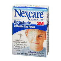 Slika Nexcare 3M opticlude očesne gaze (za otroke ali za odrasle), 20 gaz