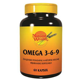 Slika Natural Wealth omega 3-6-9, 60 kapsul
