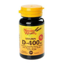 Slika Natural Wealth vitamin D in D3, 100 tablet