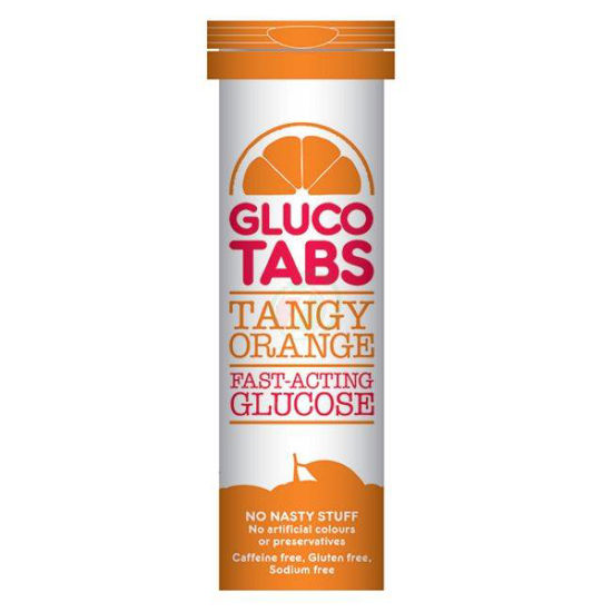 Glukozne tablete glucotabs z okusom pomaranče, 10 tablet