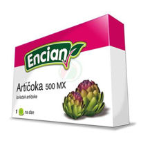 Slika Encian Artičoka 500 MX, 30 kapsul