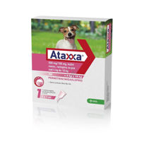 Slika Ataxxa 500 mg/100 mg kožni nanos raztopina za pse 4 - 10 kg, 1 mL