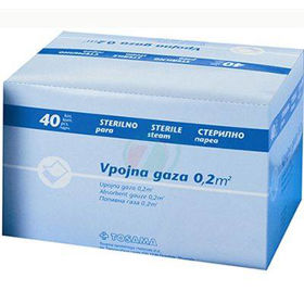 Slika Sterilna vpojna gaza - 0,8 m^2, 10 kos