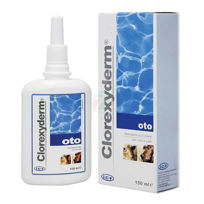Slika Clorexyderm Oto raztopina za čiščenje ušes psov in mačk, 150 mL