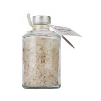 Slika La Nature lavender kopalna sol z cvetovi sivke v okrasni steklenički, 250 g