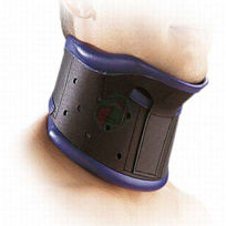 Slika Ortel C3 trdna dvodelna temno-modra vratna ortoza z nastavljivo višino