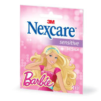 Slika Nexcare Barbie obliži za občutljivo kožo, 10 obližev