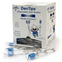 Slika DenTips gobice za ustno higieno, 250 gobic