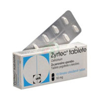 Slika Zyrtec tablete 10 mg, 10 tablet