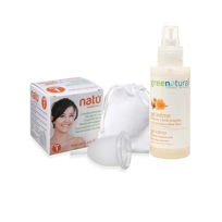 Slika Natu menstrualna skodelica + Natu lubrikant