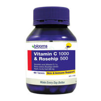 Slika Blooms vitamin C + šipek, 60 tablet