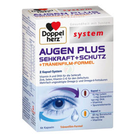 Slika Doppelherz System Augen Plus kapsule za moč vida, 60 kapsul