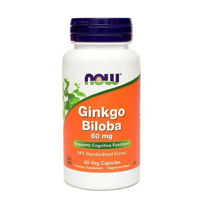 Slika Now Ginko Biloba 60 mg, 60 kapsul