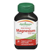 Slika Jamieson Magnezij 500 mg + D3, 60 kaplet