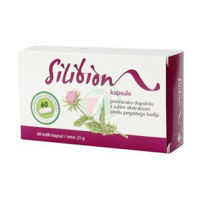 Slika Silibion prehransko dopolnilo s pegastim badljem, 60 kapsul