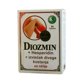 Slika Diozmin + hesperidin + divji kostanj, 60 kapsul