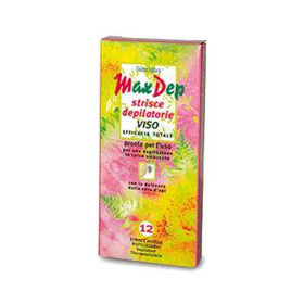 Slika Max Dep depilacijski trakovi za obraz, 12 trakov