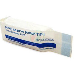 Slika Tosama povoj za prvo pomoč tip I, 1 povoj