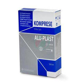 Slika Tosama aluplast extra sterilne komprese 5 x 9 cm, 10 kompres