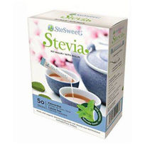 Slika SteSweet stevia v vrečkah, 50 vrečk