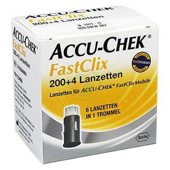 Accu-Chek FastClix lancete, 200 + 4 lancete