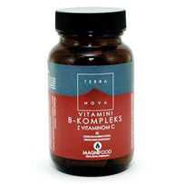 Slika TerraNova Vitamini B-kompleks z vitaminom C (50 ali 100 kapsul)