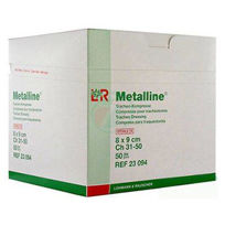 Slika Metalline Tracheo aluminijasta nesterilna kompresa 8x9 cm, 50 kompres