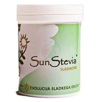 Slika SunStevia Premium 100% stevia v prahu, 25 g