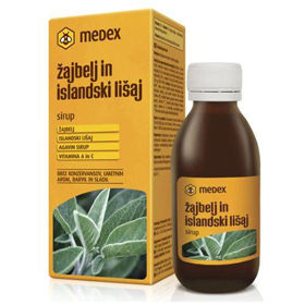Slika Medex žajbelj in islandski lišaj sirup, 150 mL