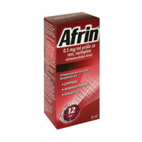 Slika Afrin 0,5 mg/mL pršilo za nos, 15 mL