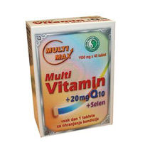 Slika Multi-Max Multivitamin + Q10 + Selen, 40 tablet