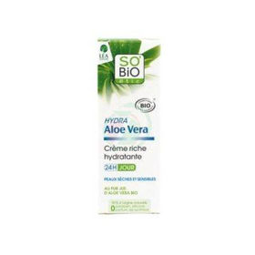Slika So'Bio Lahka vlažilna/hidratantna krema z aloe vero, 50 mL