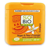 Slika So'Bio Etic tuš gel argan in pomarančni cvet, 300 mL
