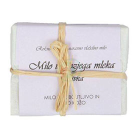 Slika Bela Milina milo iz kozjega mleka z vonjem sivke, 100 g