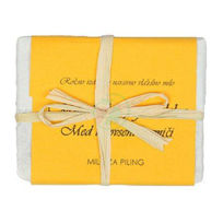 Slika Bela Milina milo iz kozjega mleka z ovsenimi kosmiči in medom, 100 g