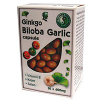 Slika Ginko Biloba in česen kapsule, 40 kapsul