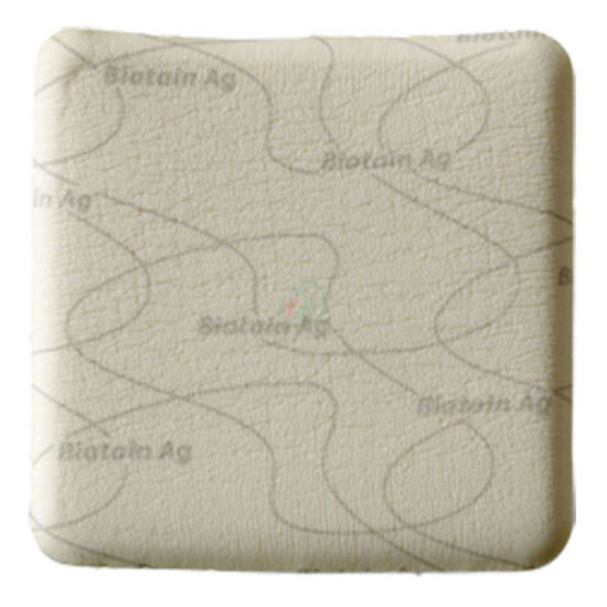 Biatain Ag neadhezivna nelepljiva obloga 15 x 15 cm s srebrom, 5 oblog