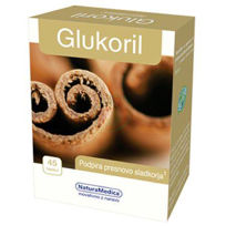Slika Glukoril dopolnilo za vzdrževanje normalnih vrednosti sladkorja, 45 kapsul