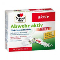 Slika Doppel Herz Abwehr Aktiv Direkt za odpornost s cinkom+selenom+histidinom, 20 vrečk