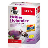 Slika Doppel Herz vroči napitek Vroča zima bezeg+vitamin C+cink, 10 vrečk