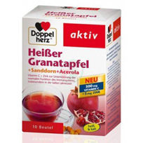 Slika Doppel Herz vroči napitek granatno jabolko+rakitovec+acerola, 10 vrečk