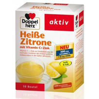 Slika Doppel Herz vroči napitek limona+vitamin C+cink, 10 vrečk