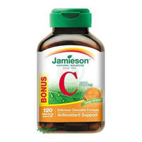 Slika Jamieson vitamin C 500 mg bonboni z naravnim okusom pomaranče, 120 bonbonov